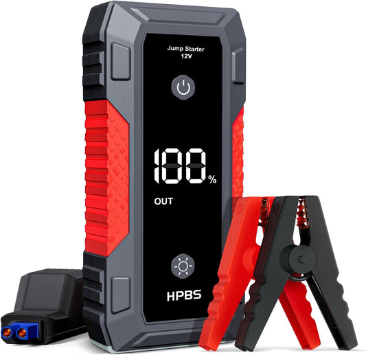 H50 Jump Starter - 5000A Jump Starter Battery Pack for up to 10.0L Gas and 8.0L Diesel Engines, 12V Portable Car Battery Jump Starter Box with 3.0" LCD Display