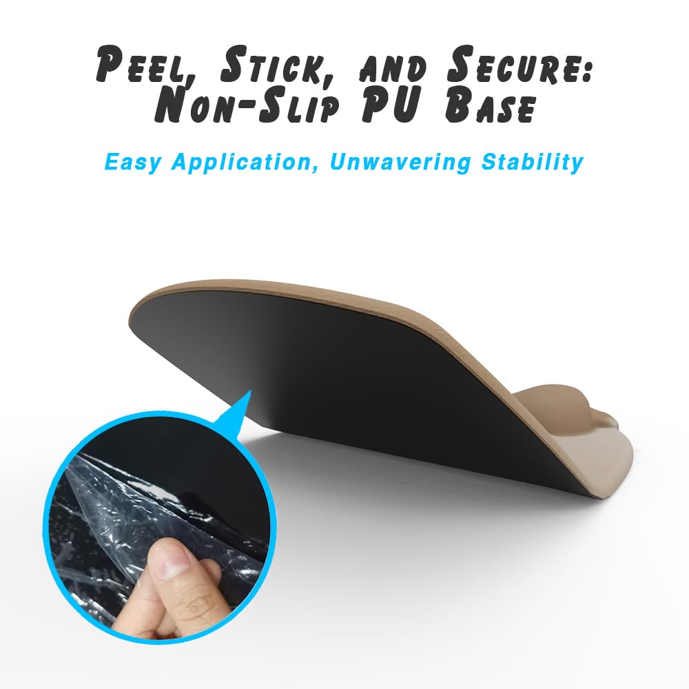 ErgoFlow Gel Wrist Rest Mouse Pad - Ergonomic Cushion for Desk, Cute Aesthetic Computer Decor for Women; Small Mousepad Mat&Laptop Pads - Office, Home Support & Ergo Accessories Supplies(03Sage Green)