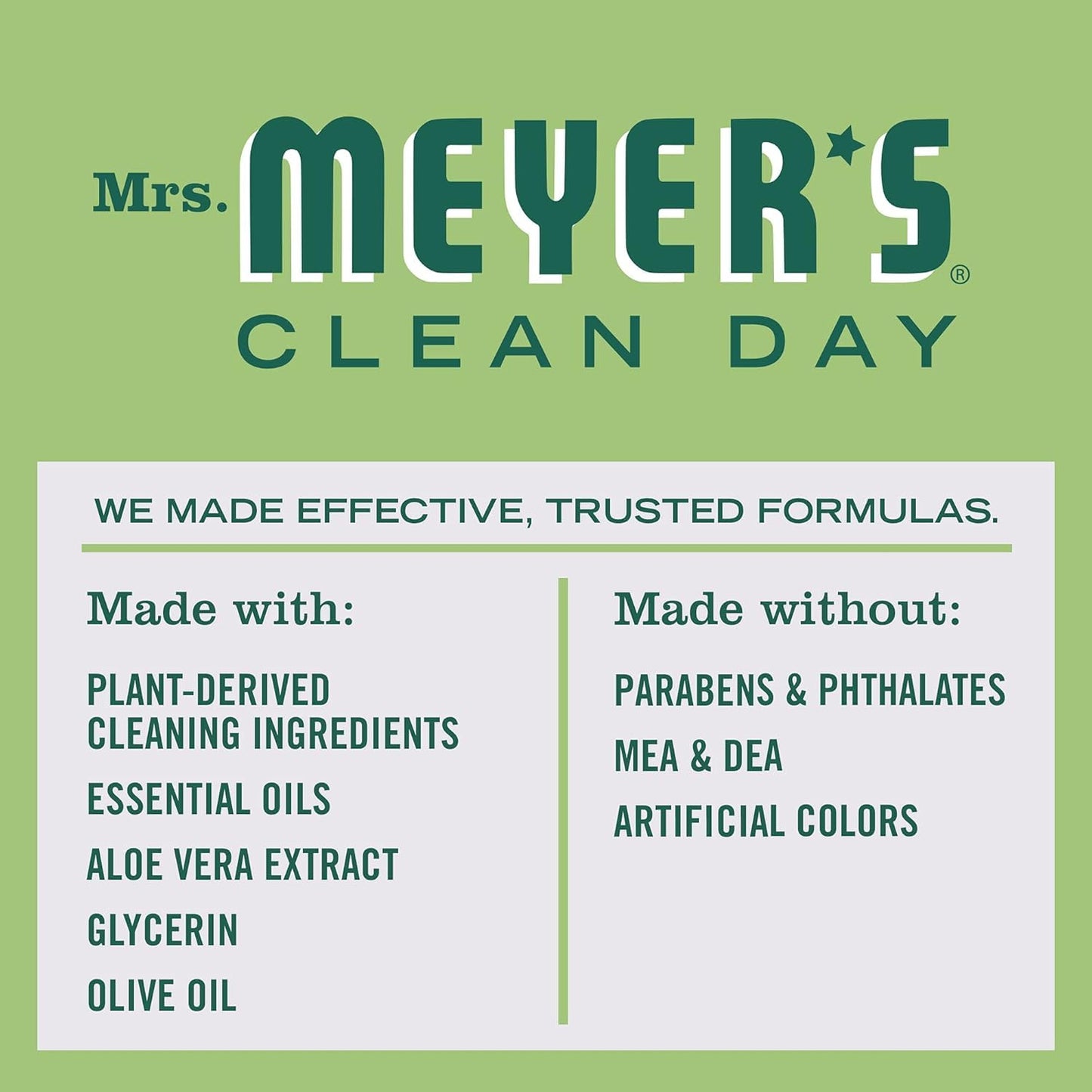 MRS. MEYER'S CLEAN DAY Hand Soap, Made with Essential Oils, Biodegradable Formula, Limited Edition Iowa Pine, 12.5 Fl. Oz - Pack of 3