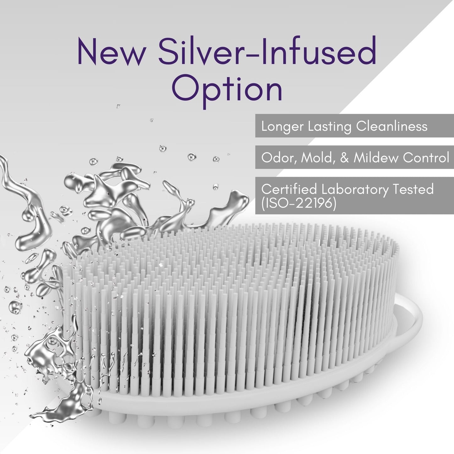 Avilana Silicone Body Scrubber – Dual-Sided Exfoliator for Men & Women, Gentle Loofah Alternative, Easy-to-Clean Silicone Shower Scrubber