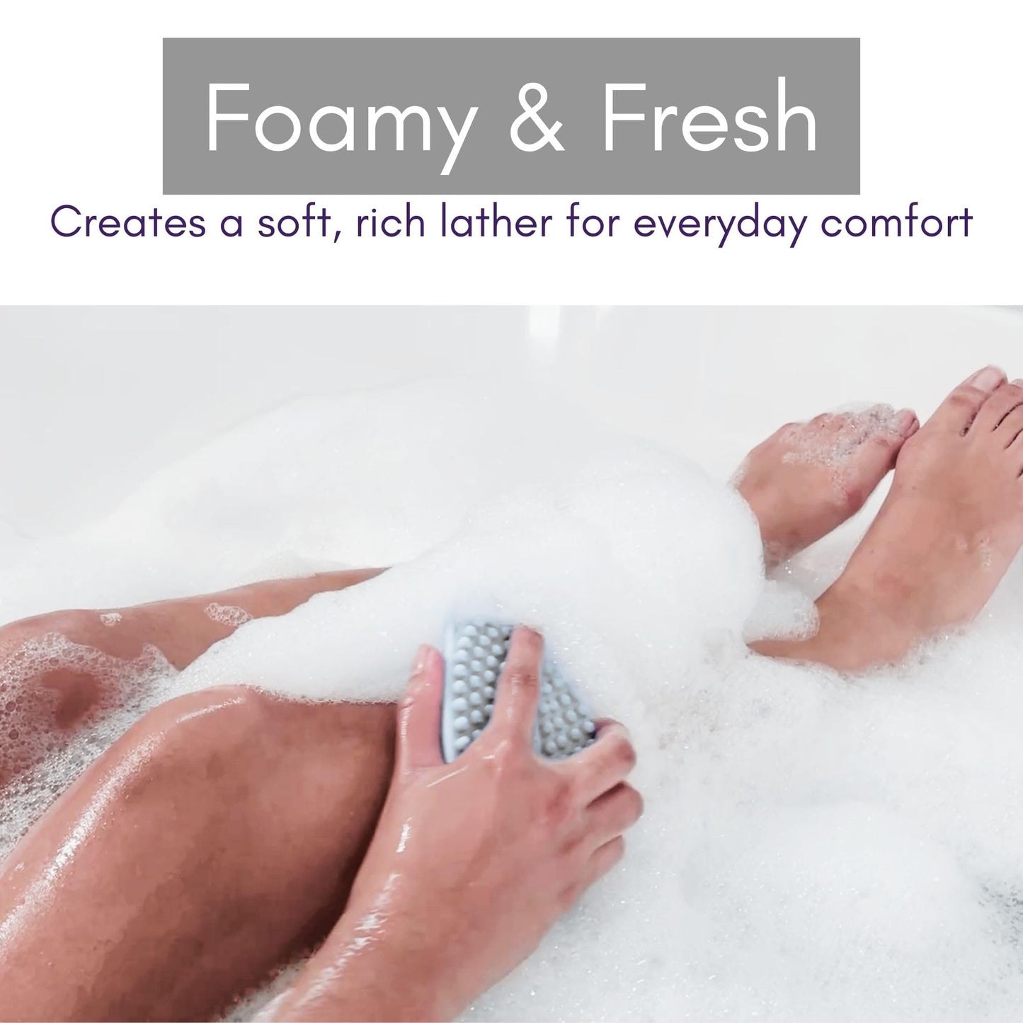 Avilana Silicone Body Scrubber – Dual-Sided Exfoliator for Men & Women, Gentle Loofah Alternative, Easy-to-Clean Silicone Shower Scrubber